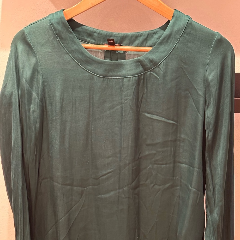 Soft green blouse